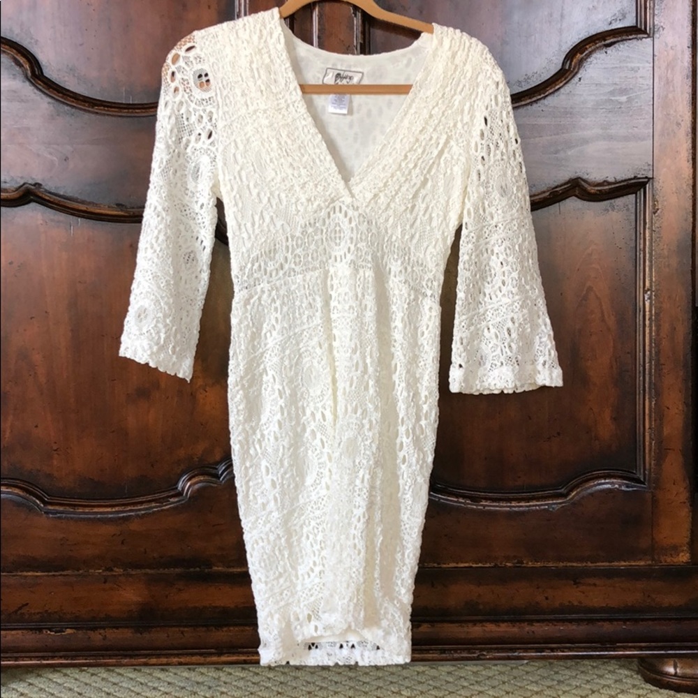 Nightcap lace white dress